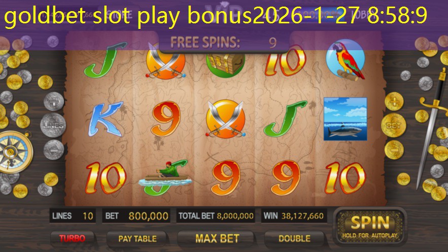 goldbet slot play bonus